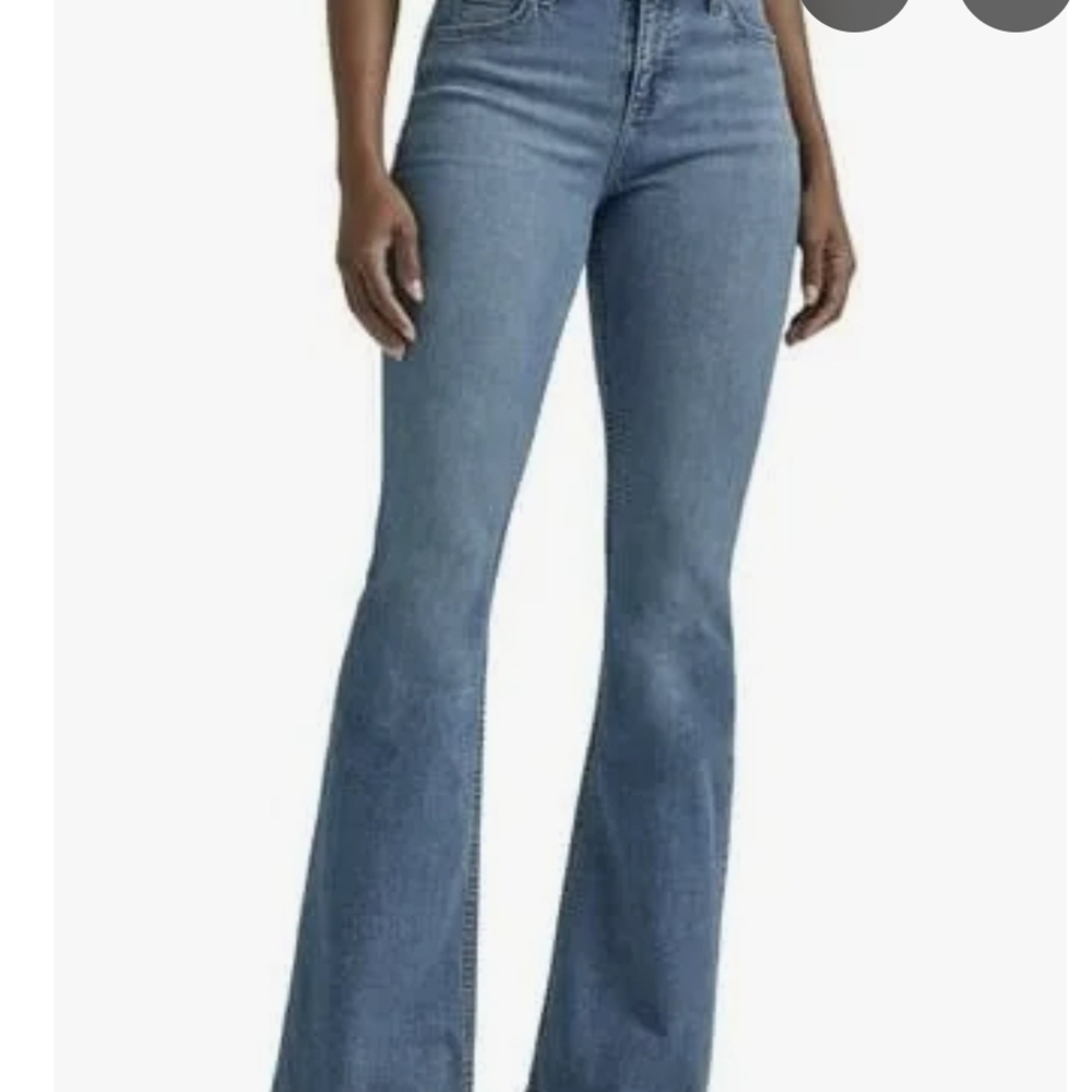 Lee Women's Blue Flare Jeans